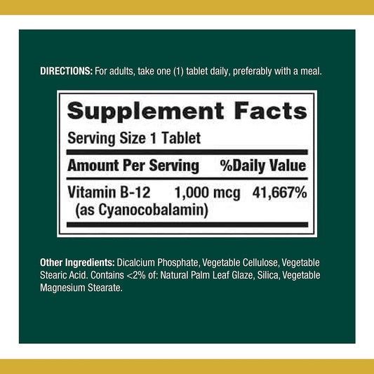 Vitamin B12 by Nature's Bounty