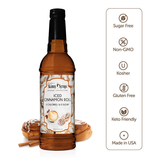 Jordans Skinny Gourmet Syrups Sugar Free Iced Cinnamon Roll